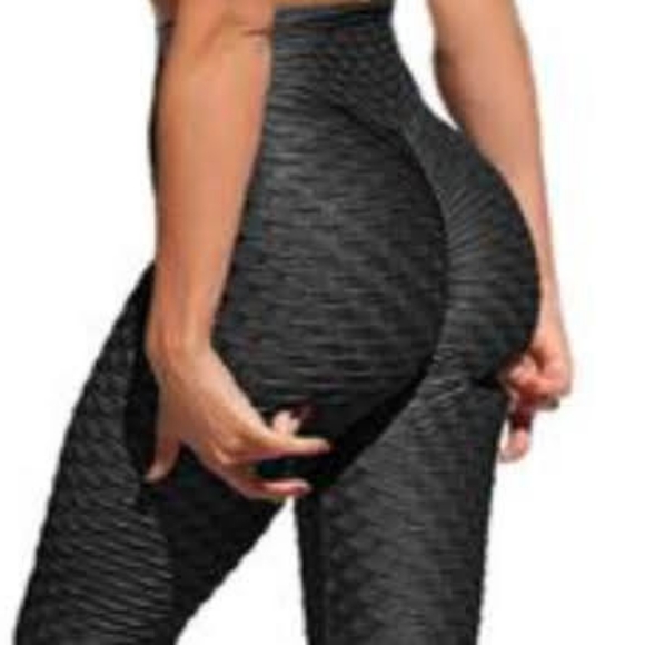 2 Piece Womens Sports Bra and Pants Set Size L/XL Beautiful Teal Color $40 - Picture 5 of 5